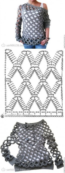 Кофта-сетка
