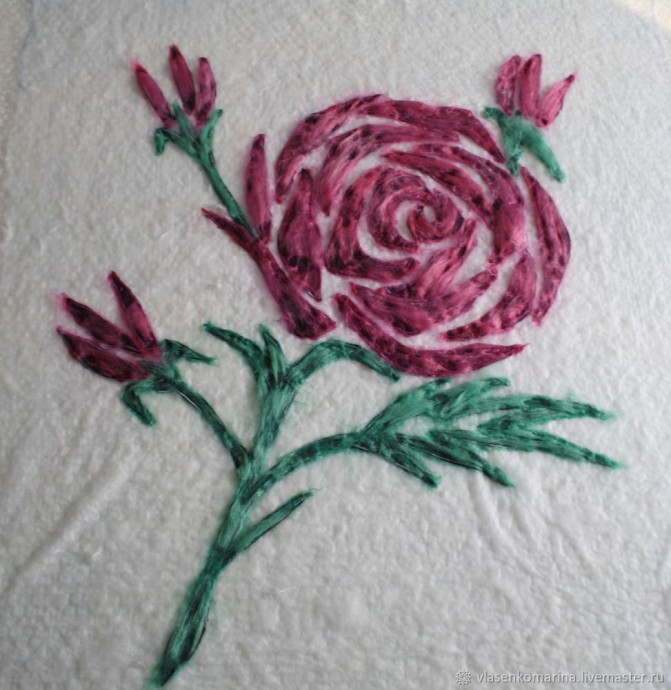 Валяем снежную розу: часть 2 Валяем снежную розу: часть 2