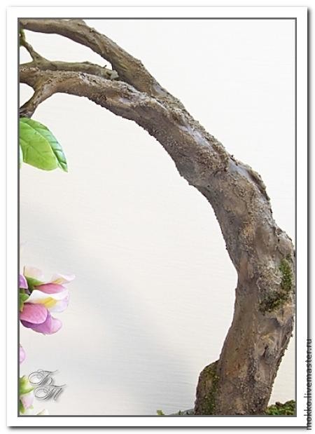 Лепка глицинии из полимерной глины: часть 6