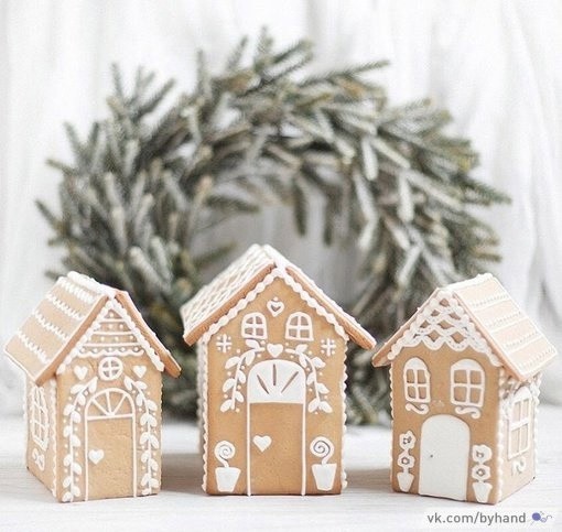 Пряничные домики из картона Пряничные домики из картона