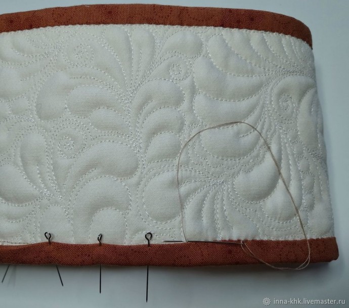 ​Шьем текстильную корзинку-торбочку: часть 3