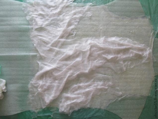 Валяние жилета в стиле "Гранж": нуно-войлок + кудри, часть 1