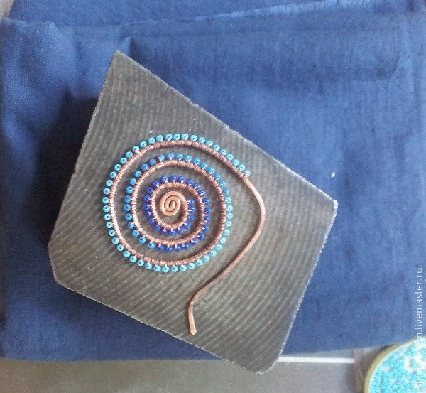 ​Wire wrap начинающим: простые, но эффектные серьги в стиле этно, часть 2