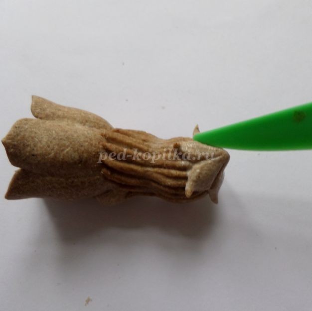 Ёлочная игрушка "Дюймовочка из опилок": часть 3 Ёлочная игрушка "Дюймовочка из опилок": часть 3