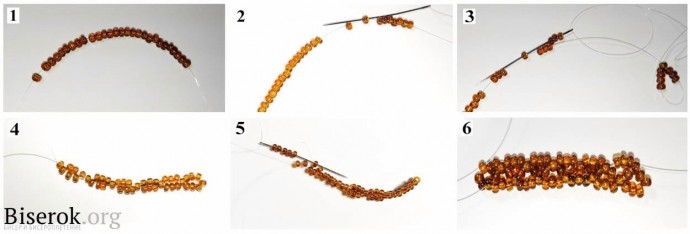 Шишка из бисера