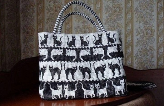 Сумка с котятами