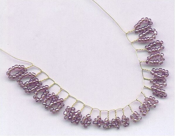 Композиция "Весенняя нежность" из бисера