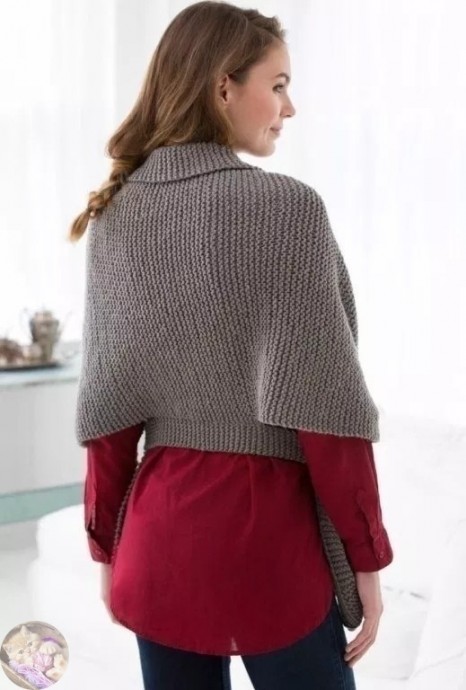 Шарф=свитер спицами Шарф=свитер спицами