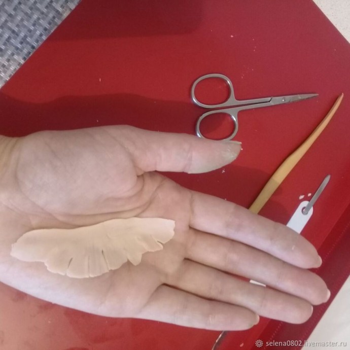 Создаём пион из холодного фарфора: часть 2