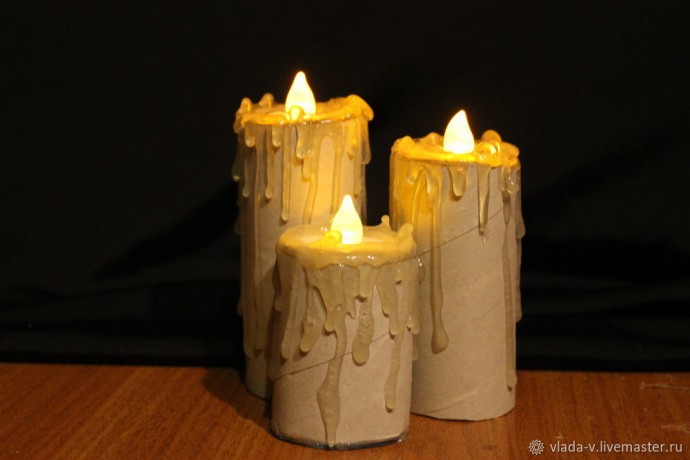 ​Создаём "вечные" свечи для декора: часть 2