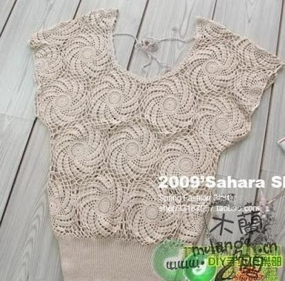 ​Туника с мотивами в виде спиралей