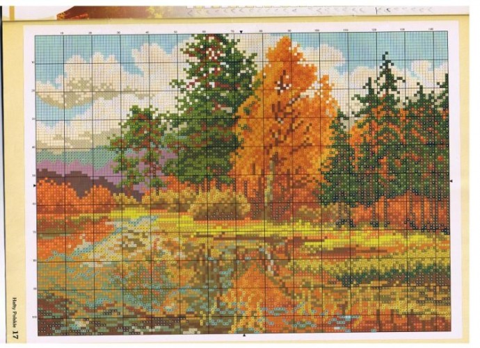Вышиваем золотую осень