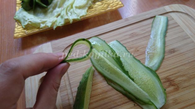 Фигурная нарезка из овощей и фруктов с фото для начинающих: часть 2