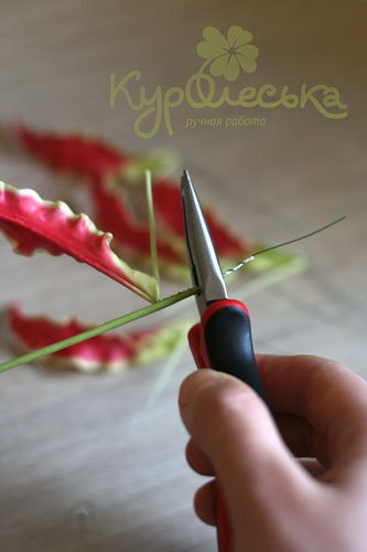 Глориоза: мастер-класс по лепке цветка в технике керамической флористики, часть 4