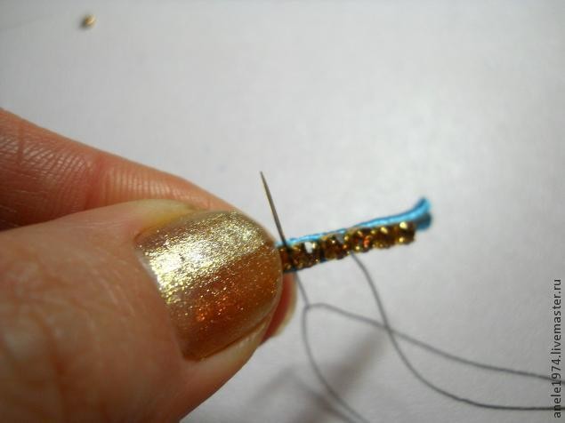 ​Мастер-класс по созданию сутажного кулона "Весенний букетик": часть 3