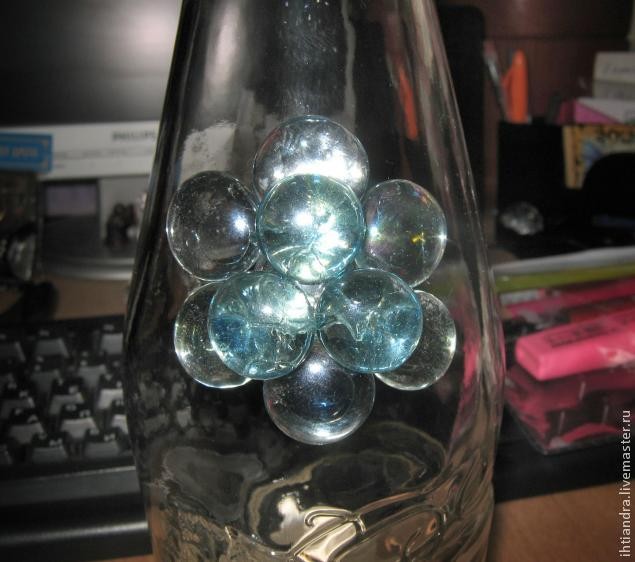 Создание хрустальной сказки: роспись стеклянной бутылки