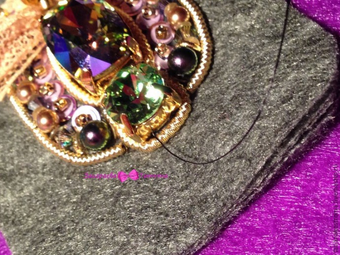 Создаём романтичные серёжки: часть 4