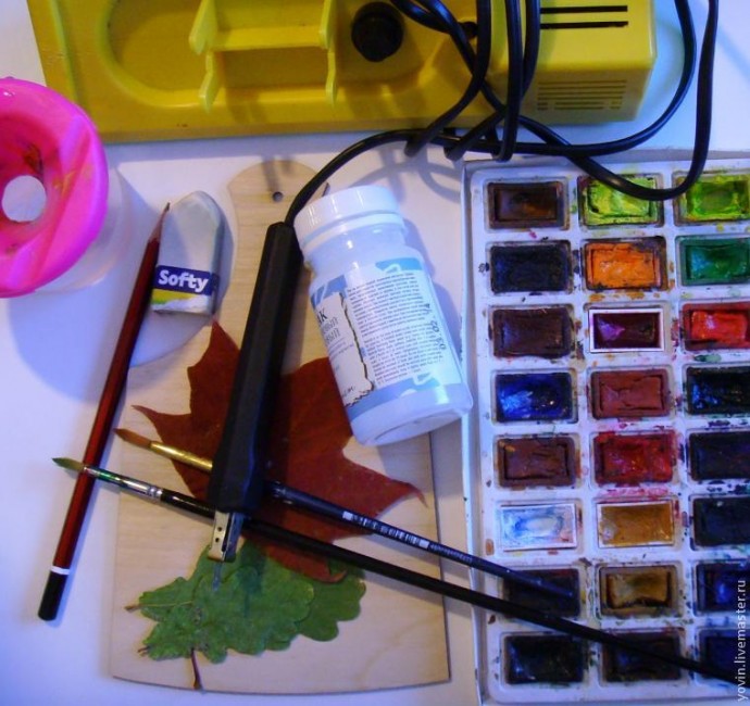 Украшаем разделочную доску