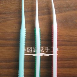 Вязальный крючок из зубной щетки