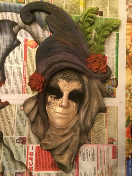 Изготавливаем маску в венецианском стиле с применением 3D технологий: часть 6