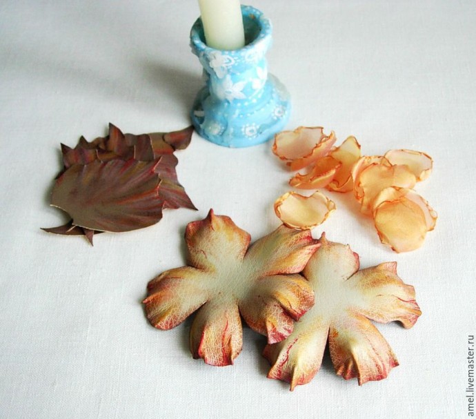 Декор сумки "Осенний вальс": часть 2 Декор сумки "Осенний вальс": часть 2