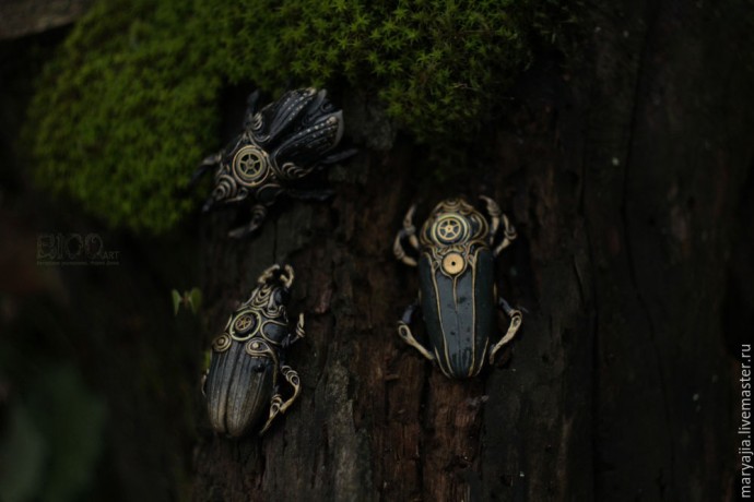 ​Лепим жука в стиле steampunk: часть 2