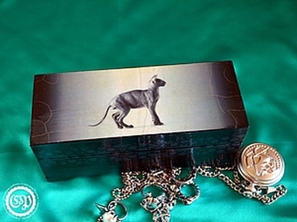 Шкатулка с кошкой: мастер-класс, часть 2