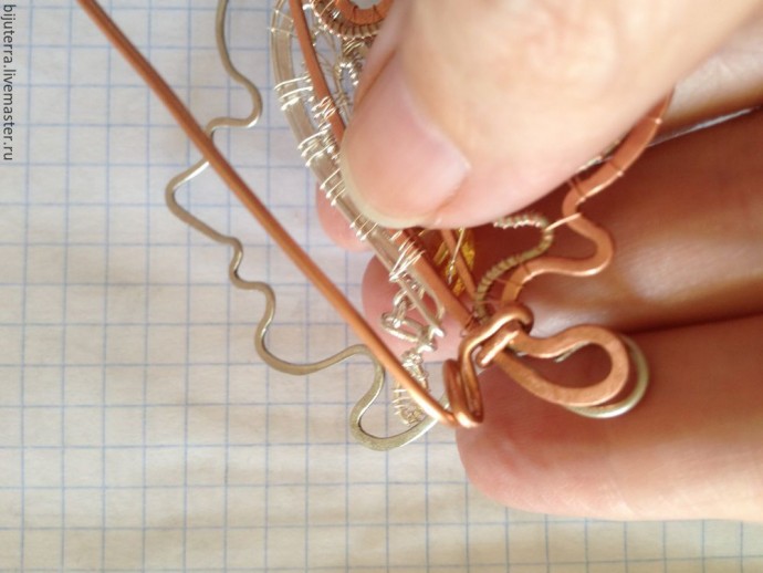 Создание броши "Осенняя симфония": часть 3