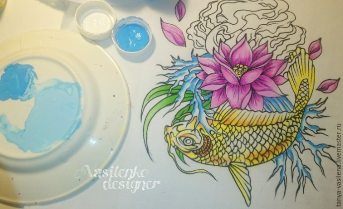 Декорируем футболку "Легкий бриз" стразами Swarovski: часть 2