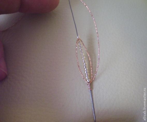 Ганутель: цветок из проволоки