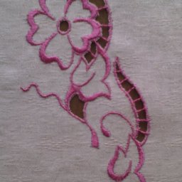 Учимся вышивать в технике "ришелье" вручную