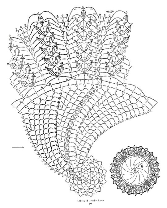 Салфетка с колосками Салфетка с колосками