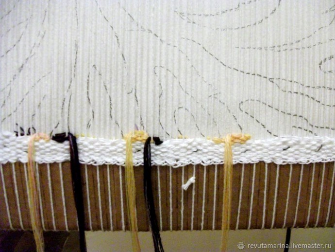 ​Ткём гобелен "Жар-птица": часть 2