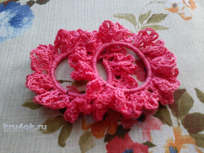 Вязаные резиночки для волос