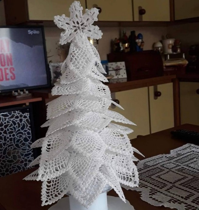 Чудесные белоснежные ёлочки