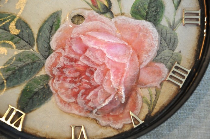 Декорирование часов с необычным стерео-эффектом: часть 5