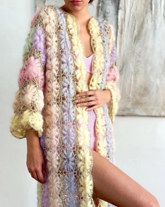 Кардиганы спицами и крючком