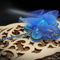 Брошь "Орхидея Бенуа"