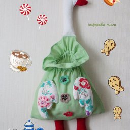 ​Шьем пакетницу-гуся: часть 2