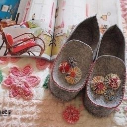 Шьем тапочки из фетра: мастер-класс