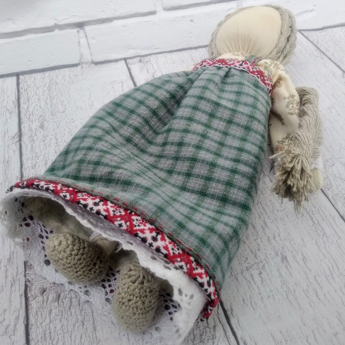 Тряпичная куколка "Милая Хозяюшка" Тряпичная куколка "Милая Хозяюшка"