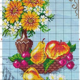 ​Вышиваем красивые натюрморты: часть 2