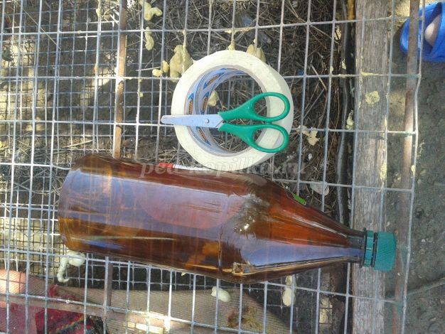 ​Аист из пластиковых бутылок: мастер-класс, часть 1