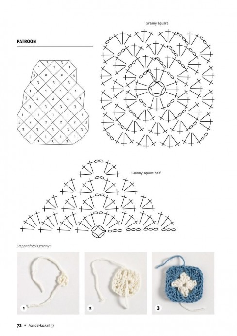 Изумительный фартук из бабушкиных квадратов Изумительный фартук из бабушкиных квадратов