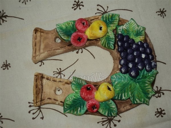 ​Подкова из соленого теста своими руками: часть 2