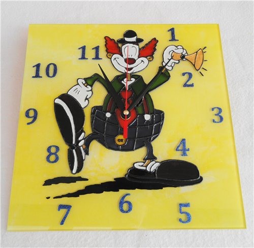 ​Создаем часы "Веселый клоун": часть 4