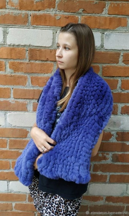 Создаем меховой шарф своими руками