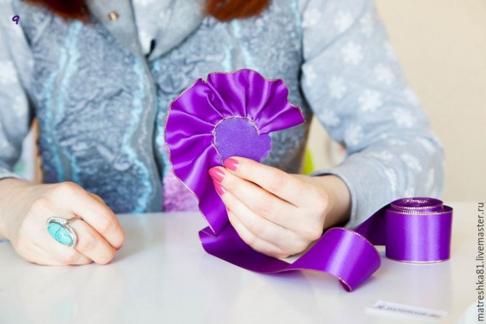 ​Создаем нарядный ободок для волос: часть 2