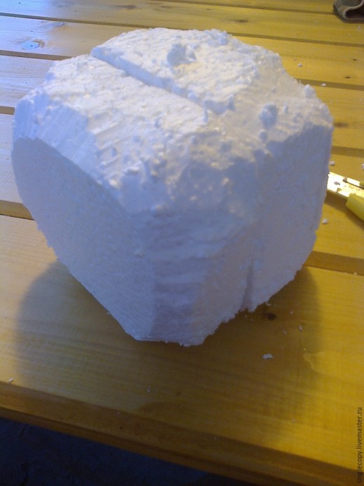 Делаем топиарий с золотыми орешками