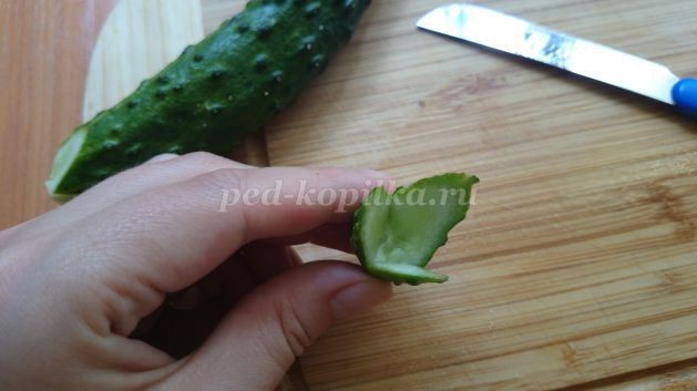 Фигурная нарезка из овощей и фруктов с фото для начинающих: часть 1